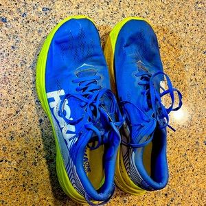 Hoka ONE ONE Carbon X Men's Size 11.5 Amparo Blue/Primrose Running Shoes